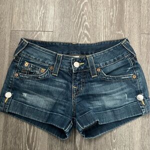 True religion Jean Shorts Jess Style Size 27
